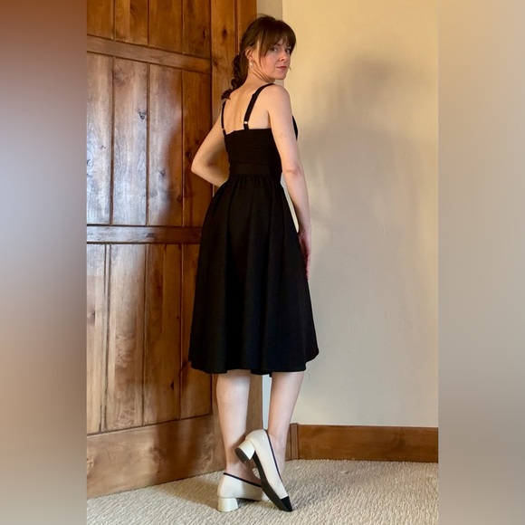 Black Swing Ingenue Dress | Vixen by Micheline Pitt - Picture 3 of 5